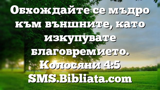 Библейски стих за всеки ден 26 декември